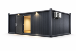 Container modular cu rafturi și birou (1)