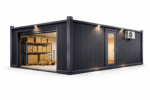Container modular cu rafturi și birou (1)