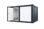 Container modular cu ușa deschisă