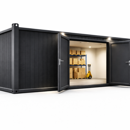 Containere de depozitare organizate impecabil