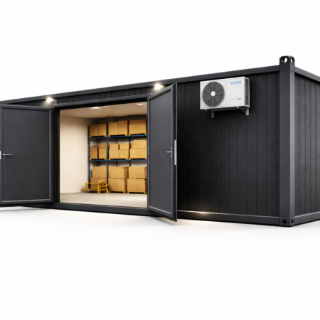 Containier modular de stocare deschis