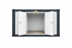 Container modular cu ușa deschisă