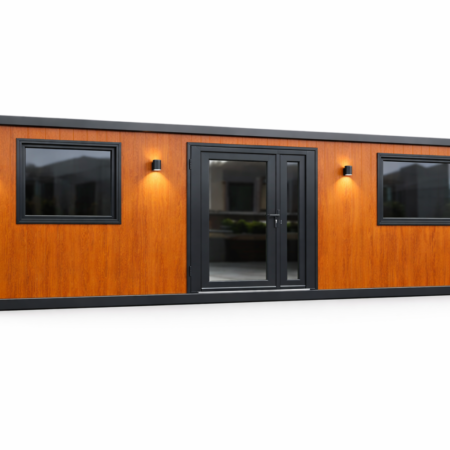 Clădire modulară cu fațadă din lemn (3)