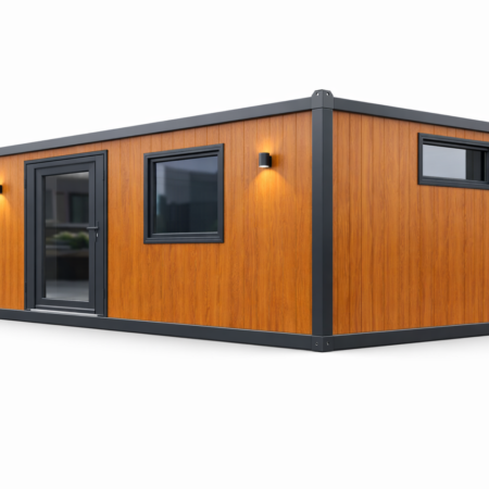 Clădire modulară cu panouri de lemn (1)