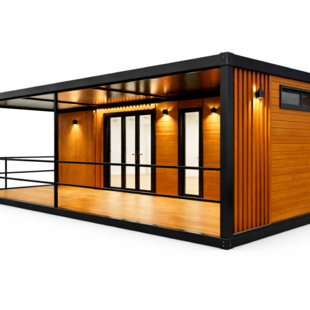 Clădire modulară cu panouri din lemn (1)